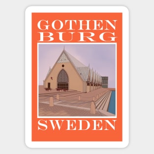 The Fish Church in Gothenburg Sticker